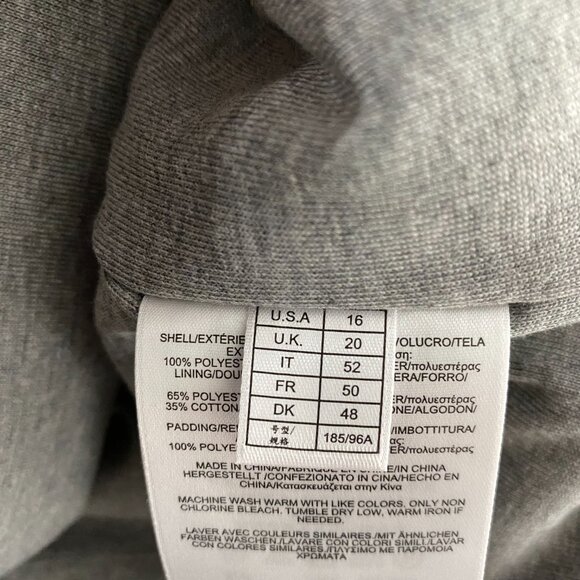 Brooks Brothers Quilted Vest Jacket Size 16 Red Full Zip Flawed NWT CJ-1744 - Picture 12 of 14